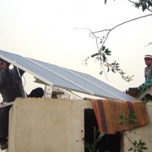 PlaNet Finance solar energy project, Bedouin villiges in the Negev, Israel